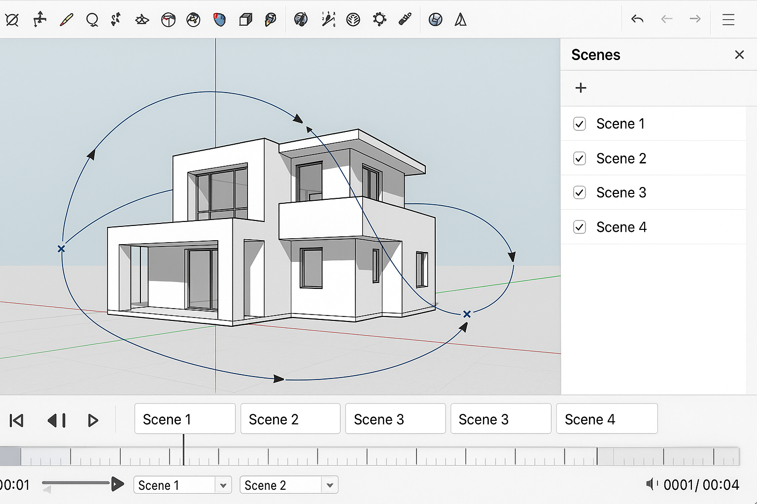 Creating scenes and animations